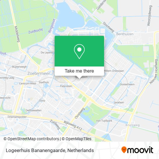 Logeerhuis Bananengaarde map