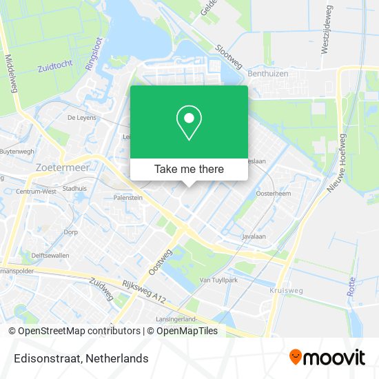 Edisonstraat map