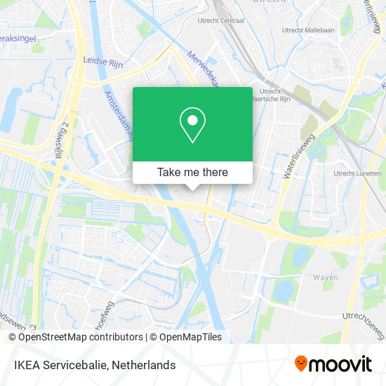 IKEA Servicebalie map