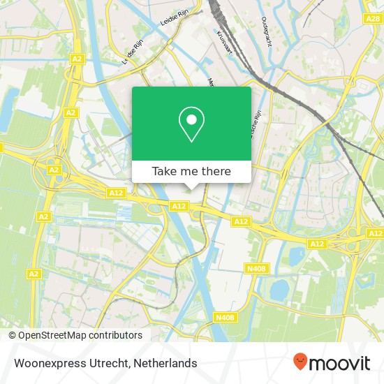 Woonexpress Utrecht map