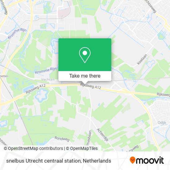 snelbus Utrecht centraal station Karte