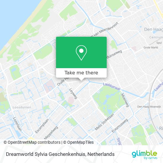 Dreamworld Sylvia Geschenkenhuis map