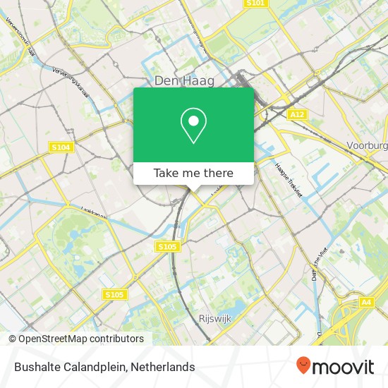 Bushalte Calandplein map