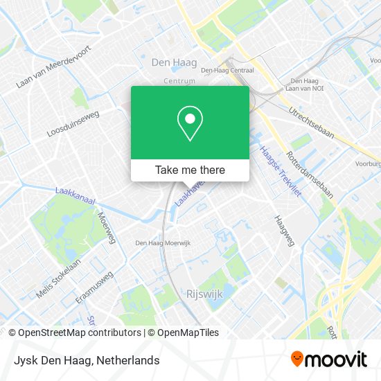 Jysk Den Haag map