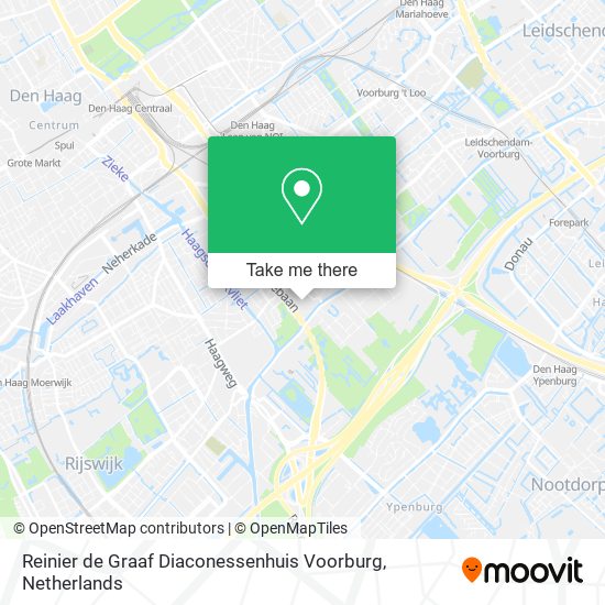 Reinier de Graaf Diaconessenhuis Voorburg Karte