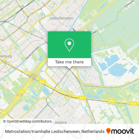 Metrostation / tramhalte Leidschenveen map