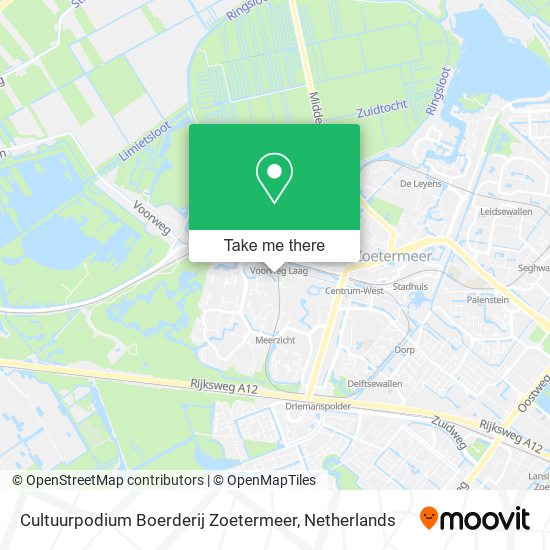 Cultuurpodium Boerderij Zoetermeer map