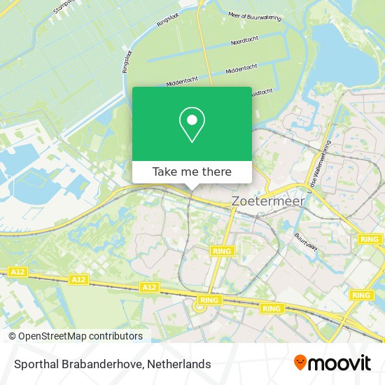 Sporthal Brabanderhove map