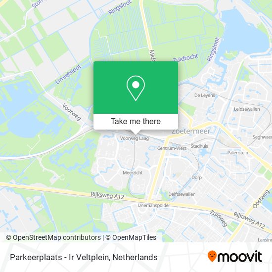 Parkeerplaats - Ir Veltplein map