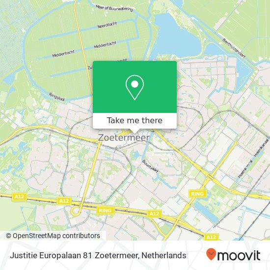 Justitie Europalaan 81 Zoetermeer map