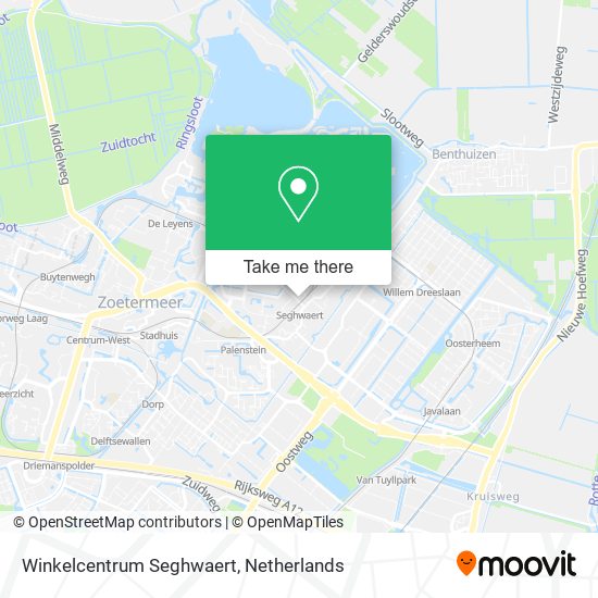 Winkelcentrum Seghwaert map