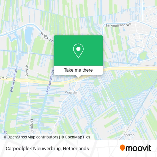 Carpoolplek Nieuwerbrug map