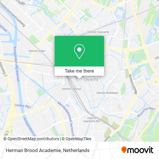 Herman Brood Academie map