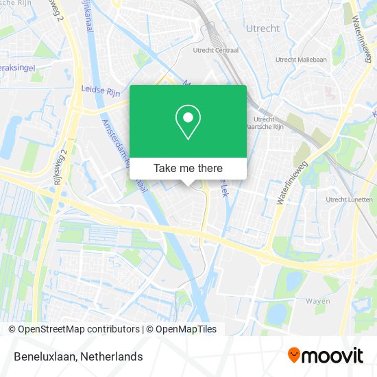 Beneluxlaan Karte