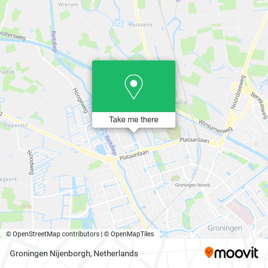 Groningen Nijenborgh Karte
