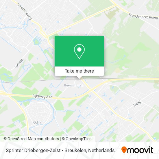 Sprinter Driebergen-Zeist - Breukelen Karte