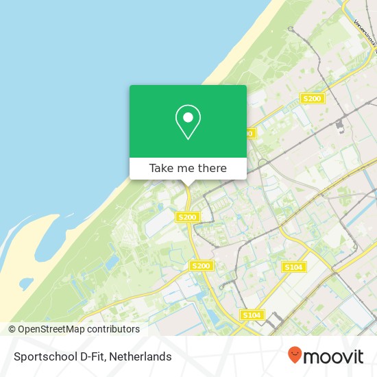 Sportschool D-Fit map