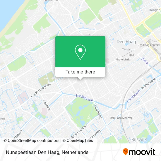 Nunspeetlaan Den Haag map
