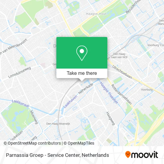 Parnassia Groep - Service Center map