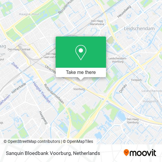 Sanquin Bloedbank Voorburg map