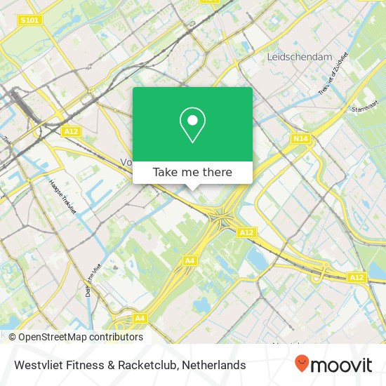 Westvliet Fitness & Racketclub map