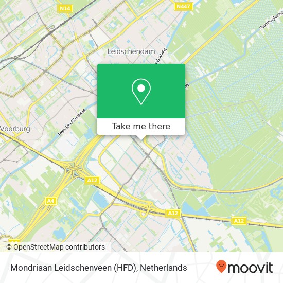 Mondriaan Leidschenveen (HFD) map