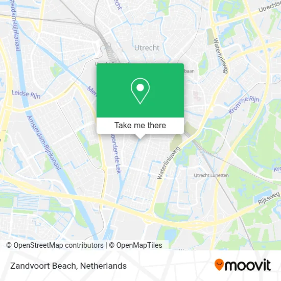 Zandvoort Beach map