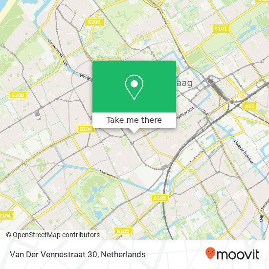 Van Der Vennestraat 30 map