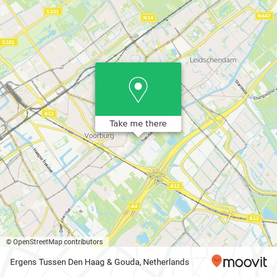 Ergens Tussen Den Haag & Gouda map