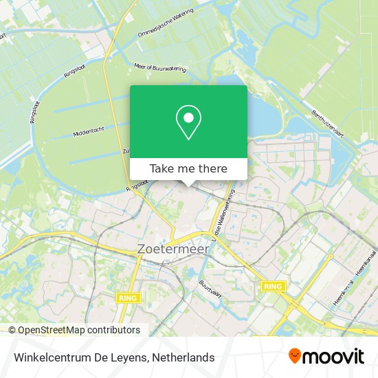 Winkelcentrum De Leyens map