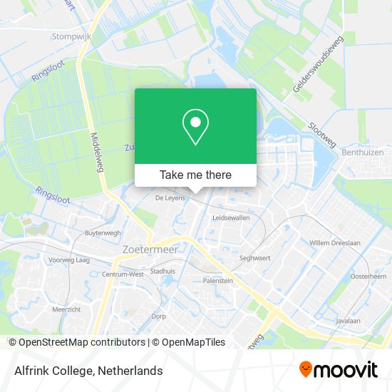 Alfrink College map
