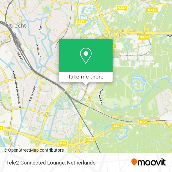 Tele2 Connected Lounge map