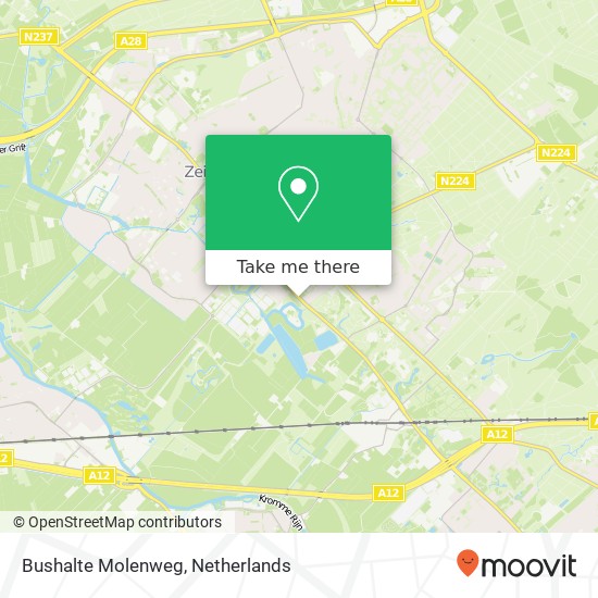 Bushalte Molenweg map