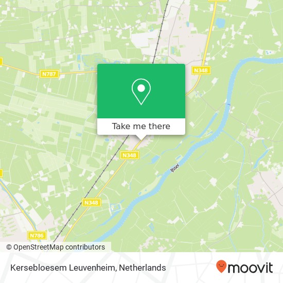 Kersebloesem Leuvenheim map