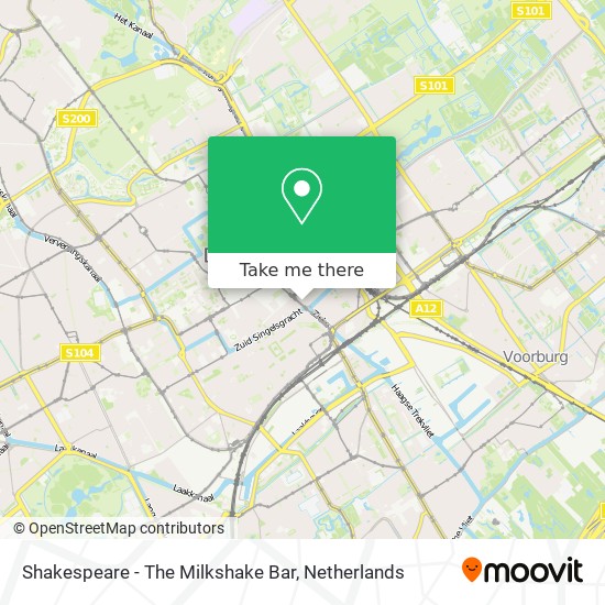 Shakespeare - The Milkshake Bar map