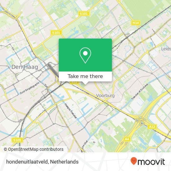 hondenuitlaatveld Karte