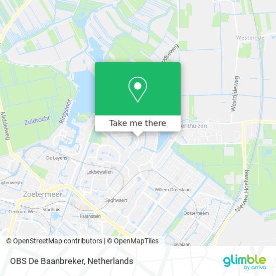 OBS De Baanbreker map