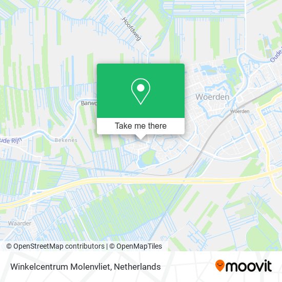 Winkelcentrum Molenvliet map