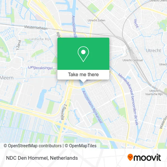 NDC Den Hommel map