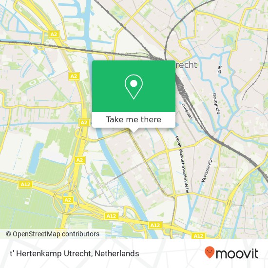 t' Hertenkamp Utrecht Karte