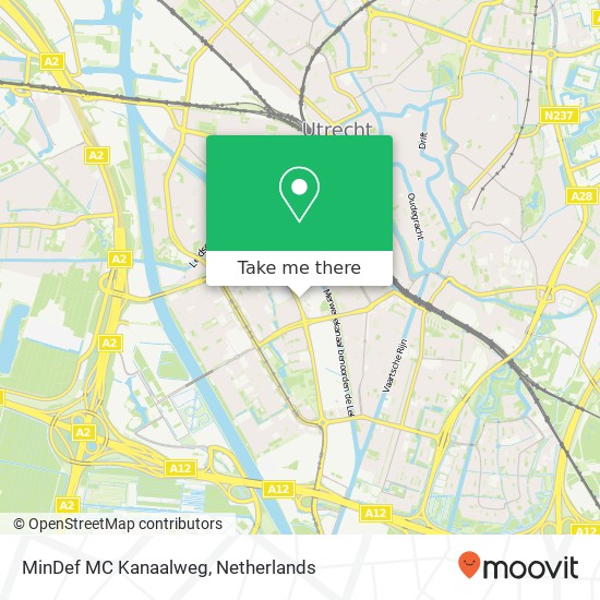 MinDef MC Kanaalweg Karte