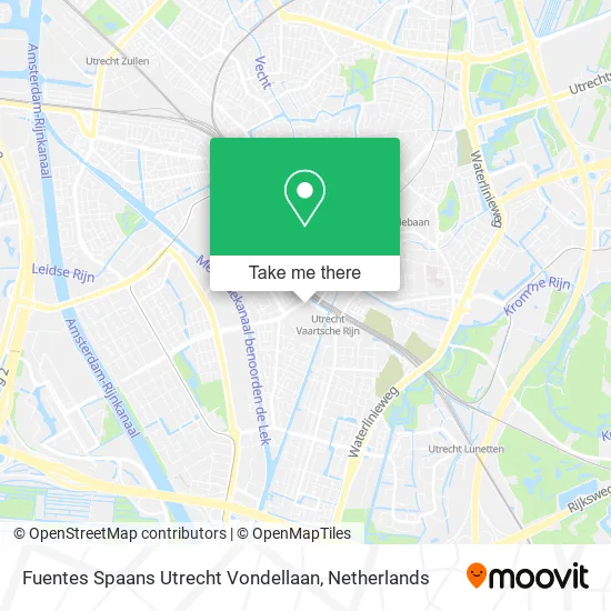 Fuentes Spaans Utrecht Vondellaan map