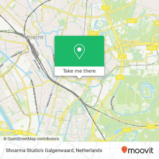 Shoarma Studio's Galgenwaard map