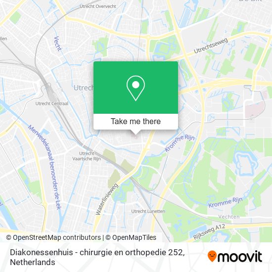 Diakonessenhuis - chirurgie en orthopedie 252 map