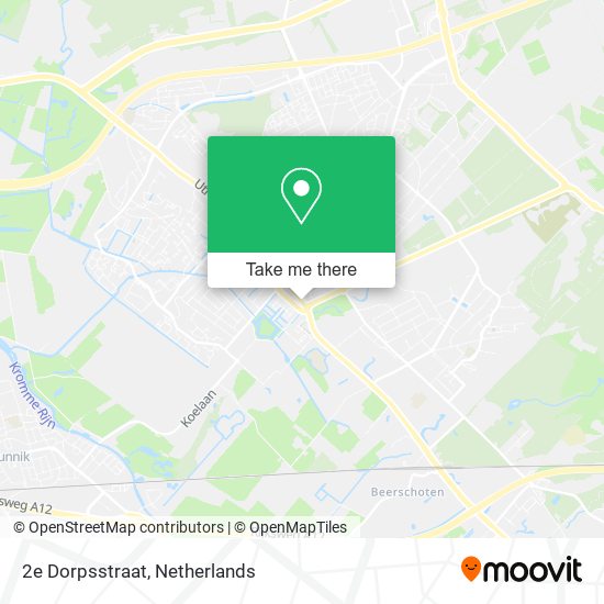 2e Dorpsstraat Karte