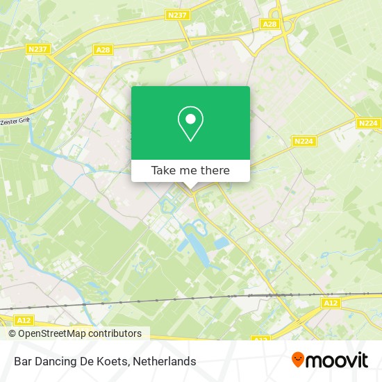 Bar Dancing De Koets map