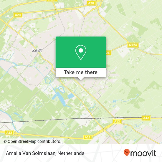 Amalia Van Solmslaan map