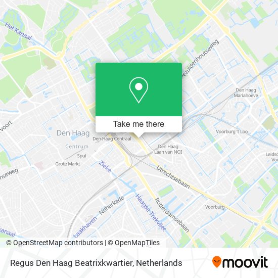 Regus Den Haag Beatrixkwartier map