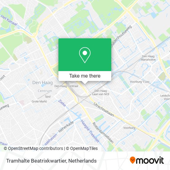 Tramhalte Beatrixkwartier map