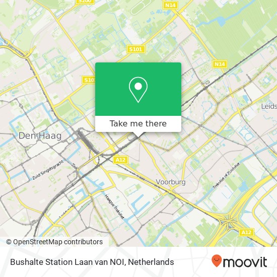 Bushalte Station Laan van NOI map